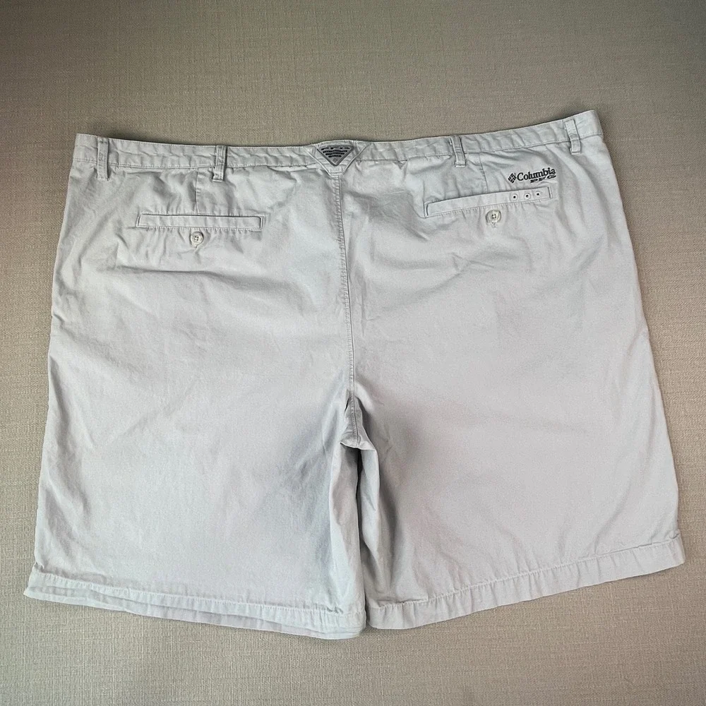 Columbia PFG Shorts Mens 52 Gray Cotton Performance Fishing Gear FS4016